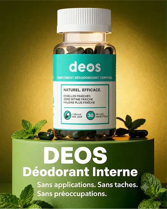 Déodorant Interne Naturel à la Chlorophylle | Fraîcheur Corporelle Complète